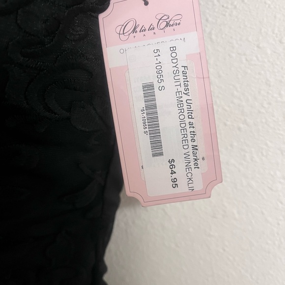 Black Lace Bodysuit - Picture 3 of 5